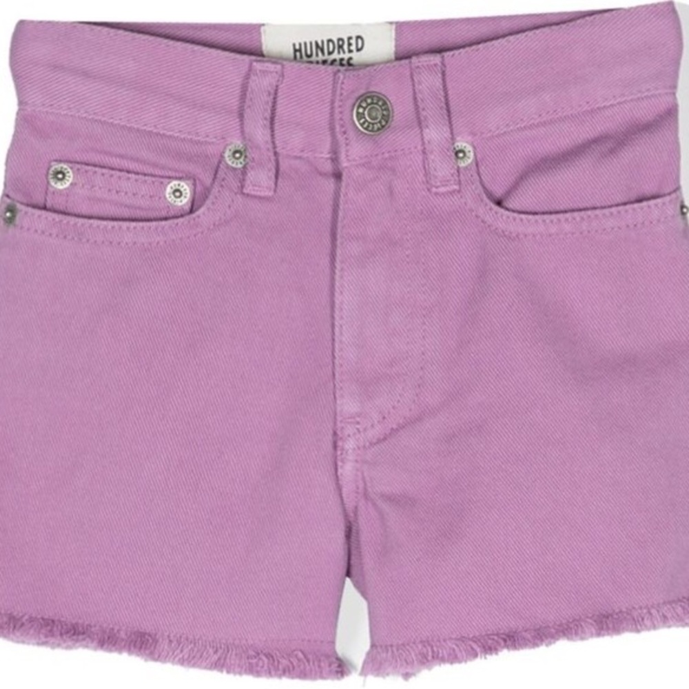 Hundred Pieces Lilac Denim Shorts